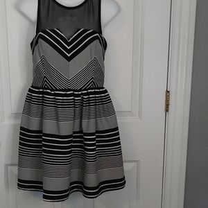 Black and White Dress
